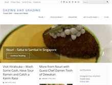 Tablet Screenshot of gazeandgraze.com